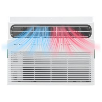Frigidaire 12,000 BTU (DOE) 115V Window Air Conditioner Cools 550 sq. ft. with Supplemental Heat and Wi-Fi Enabled in White