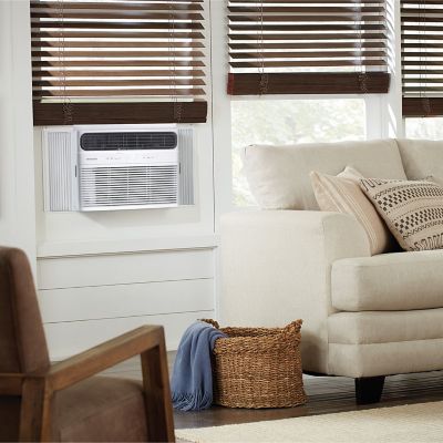 Image showing 6 th Frigidaire 12,000 BTU (DOE) 115V Window Air Conditioner Cools 550 sq. ft. with Supplemental Heat and Wi-Fi Enabled in White