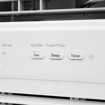 Image showing 8 th Frigidaire 12,000 BTU (DOE) 115V Window Air Conditioner Cools 550 sq. ft. with Supplemental Heat and Wi-Fi Enabled in White