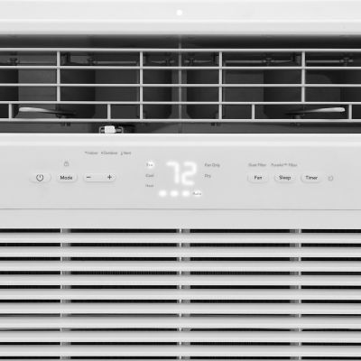Image showing 9 th Frigidaire 12,000 BTU (DOE) 115V Window Air Conditioner Cools 550 sq. ft. with Supplemental Heat and Wi-Fi Enabled in White