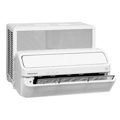 Image showing  12,000 BTU DOE 115 V Window Inverter Air Conditioner Cools 550 sq. ft. with Wi-Fi Enabled in White