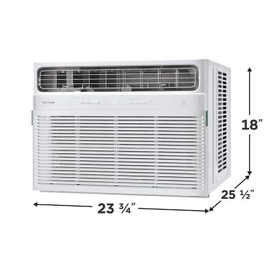 Image showing  18,000 BTU DOE 230 V Inverter Window Air Conditioner Cools 1,000 sq. ft. with Remote and Wi-Fi Enabled, White