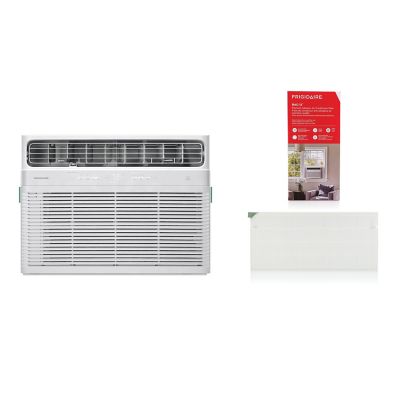 Image showing  18,000 BTU DOE 230 V Inverter Window Air Conditioner Cools 1,000 sq. ft. with Remote and Wi-Fi Enabled, White
