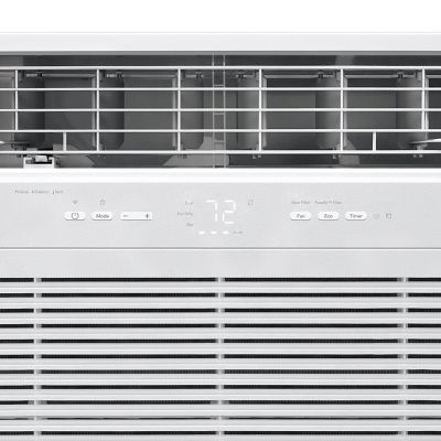 Image showing  18,000 BTU DOE 230 V Inverter Window Air Conditioner Cools 1,000 sq. ft. with Remote and Wi-Fi Enabled, White
