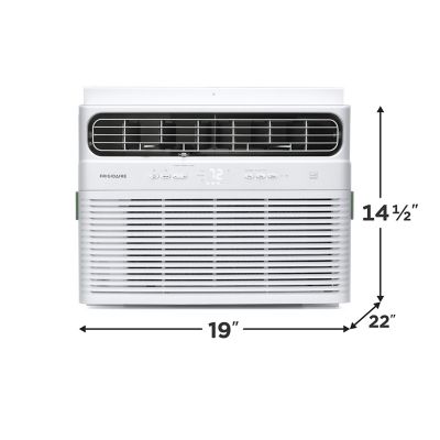 Image showing  12,000 BTU DOE 115 V Inverter Window Air Conditioner Cools 550 sq. ft. with Remote and Wi-Fi Enabled, White