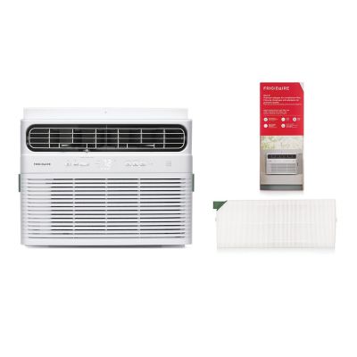 Image showing  12,000 BTU DOE 115 V Inverter Window Air Conditioner Cools 550 sq. ft. with Remote and Wi-Fi Enabled, White