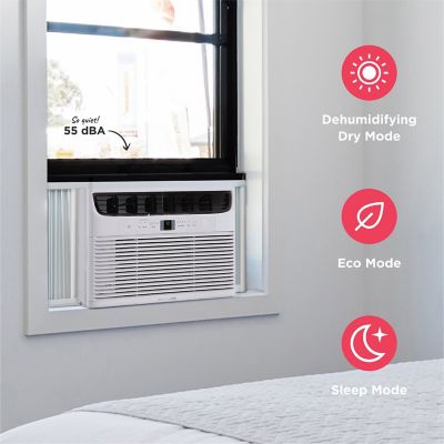 Image showing 2 th Frigidaire 12,000 BTU (DOE) 115V Window Air Conditioner Cools 550 sq. ft. with Fan & Dehumidifier and Wi-Fi Enabled in White