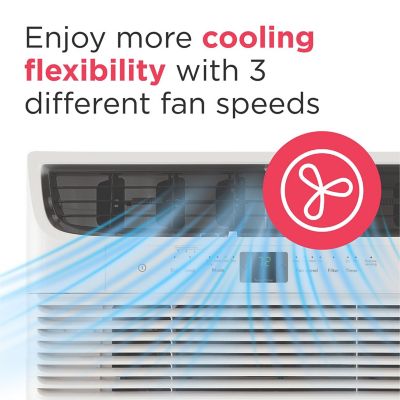 Image showing 6 th Frigidaire 12,000 BTU (DOE) 115V Window Air Conditioner Cools 550 sq. ft. with Fan & Dehumidifier and Wi-Fi Enabled in White