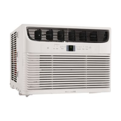 Image showing 8 th Frigidaire 12,000 BTU (DOE) 115V Window Air Conditioner Cools 550 sq. ft. with Fan & Dehumidifier and Wi-Fi Enabled in White