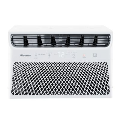 Hisense 8,000 BTU DOE 115 V Window Air Conditioner Cools 350 sq. ft. with Remote and ConnectLife App, White