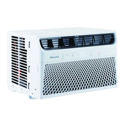 Image showing  8,000 BTU DOE 115 V Window Air Conditioner Cools 350 sq. ft. with Remote and ConnectLife App, White