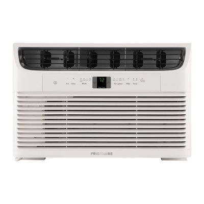 Image showing  6,000 BTU (DOE) 115V Window Air Conditioner Cools 250 sq. ft. with Fan & Dehumidifier and Wi-Fi Enabled in White