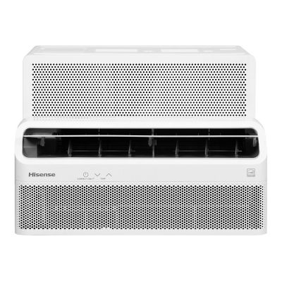 Hisense 8,000 BTU DOE 115 V Window Inverter Air Conditioner Cools 350 sq. ft. with Wi-Fi Enabled, White