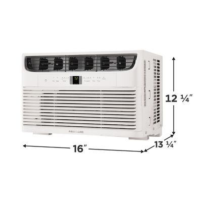 Image showing 1 th Frigidaire 8,000 BTU (DOE) 115V Window Air Conditioner Cools 350 sq. ft. with Fan & Dehumidifier and Wi-Fi Enabled in White