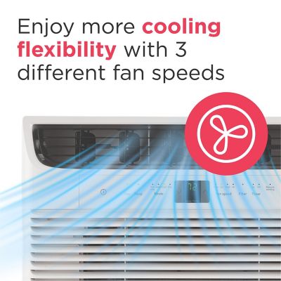 Image showing 6 th Frigidaire 8,000 BTU (DOE) 115V Window Air Conditioner Cools 350 sq. ft. with Fan & Dehumidifier and Wi-Fi Enabled in White