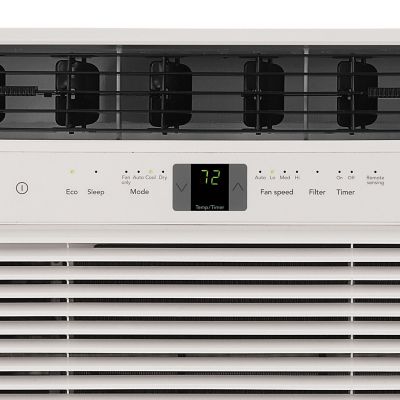 Image showing 9 th Frigidaire 8,000 BTU (DOE) 115V Window Air Conditioner Cools 350 sq. ft. with Fan & Dehumidifier and Wi-Fi Enabled in White