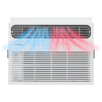 Frigidaire 8,000 BTU (DOE) 115V Window Air Conditioner Cools 350 sq. ft. with Supplemental Heat and Wi-Fi Enabled in White