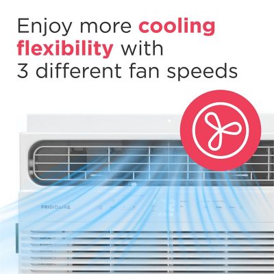Image showing  8,000 BTU DOE 115 V Window Air Conditioner Cools 350 sq. ft. with Supplemental Heat and Wi-Fi Enabled, White