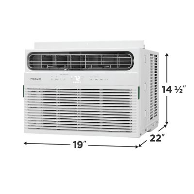 Image showing  14,000 BTU (DOE) 115V Window Air Conditioner Cools 700 sq. ft. with Remote and Wi-Fi Enabled in White