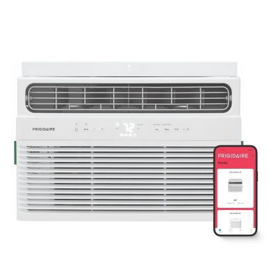 Frigidaire 8,000 BTU (DOE) 115V Window Air Conditioner Cools 350 sq. ft. with Remote and Wi-Fi Enabled in White