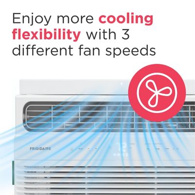 Image showing 5 th Frigidaire 8,000 BTU DOE 115 V Window Air Conditioner Cools 350 sq. ft. with Remote and Wi-Fi Enabled, White