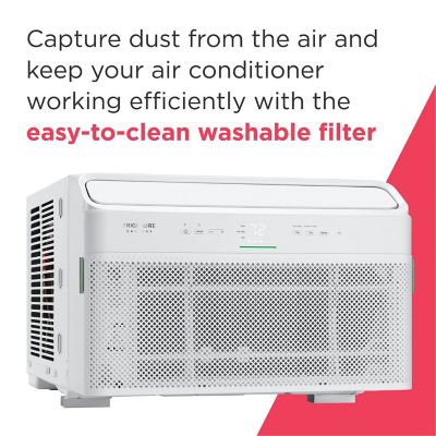Image showing  Gallery 10,000 BTU DOE 115 V Inverter Window AC Cools 450 sq. ft. with Remote and Wi-Fi Enabled, White