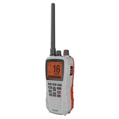 Cobra BlueBound 650 - Selectable 6 W Floating Handheld VHF Marine Radio, White