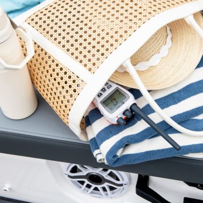 Image showing  BlueBound 350 - Selectable 6 W Floating Handheld VHF Marine Radio, White