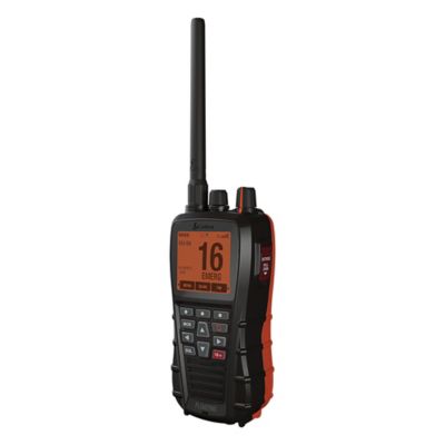 Cobra BlueBound 650 - Selectable 6 W Floating Handheld VHF Marine Radio, Black