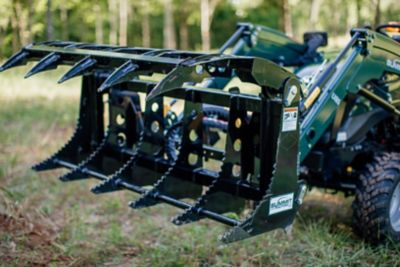 Image showing  Summit TX25H Tractor & Loader & Backhoe w/Grapple Bundle