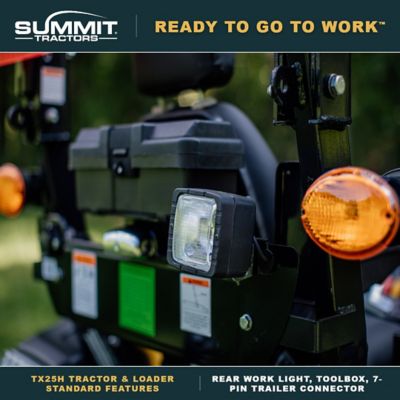 Image showing  Summit TX25H Tractor & Loader with Grapple Bundle