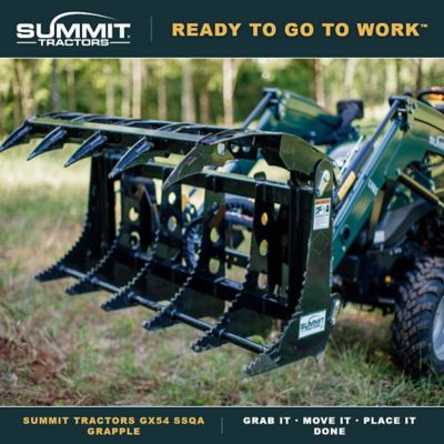Image showing  Summit TX25H Tractor & Loader with Grapple Bundle