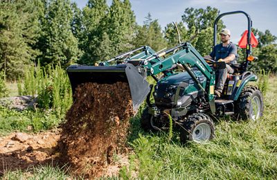 Image showing  Summit TX25H Tractor & Loader w/Cat 1 Quick Hitch Bundle