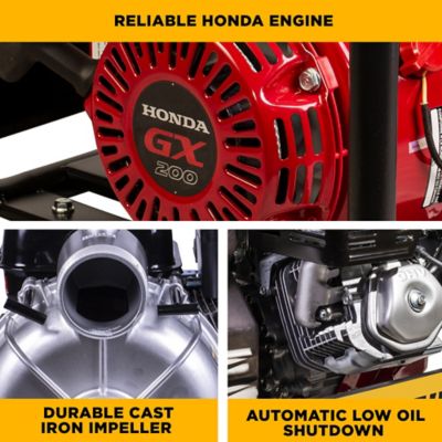 Image showing  2 in. Semi-Trash Transfer Pump with Honda GX200 Engine