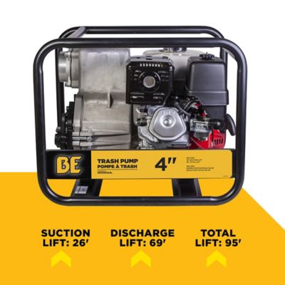 Image showing  4 in. Trash Transfer Pump with Honda GX390 Engine