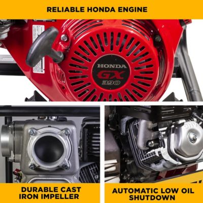 Image showing  4 in. Trash Transfer Pump with Honda GX390 Engine