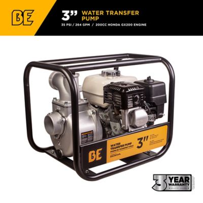 Image showing  3 in. Water Transfer Pump with Honda GX200 Engine
