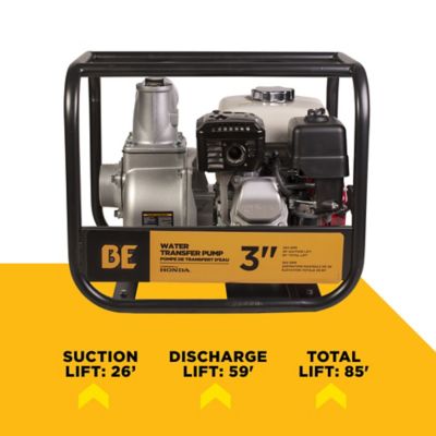 Image showing  3 in. Water Transfer Pump with Honda GX200 Engine