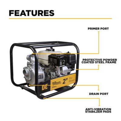 Image showing  2 in. Water Transfer Pump with Honda GX200 Engine