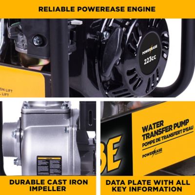 Image showing  3 in. Water Transfer Pump with Powerease 225 Engine