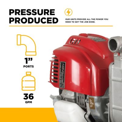 Image showing  1 in. Water Transfer Pump with Honda Engine