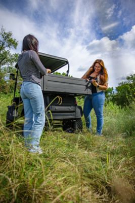 Image showing  RFRC Lithium Utility Ranch Cart with Electric Dump Bed, Black