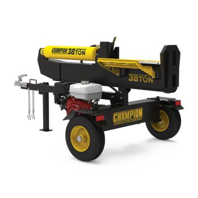 Champion Power Equipment 38-Ton Horizontal/Vertical Full Beam Gas Log Splitter with Auto Return and 270cc Honda Engine