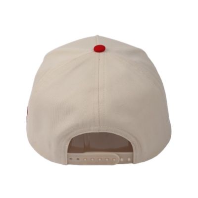 Image showing  Yeehaw Embroidered Baseball Cap, Red/Cream