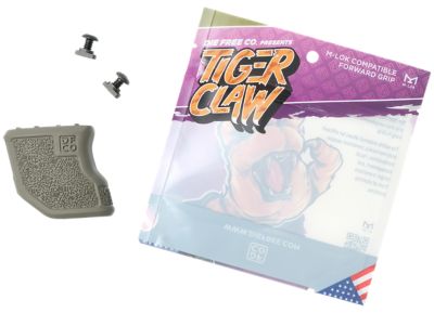 Die Free Tiger Claw Foregrip, Olive Drab,Nylon
