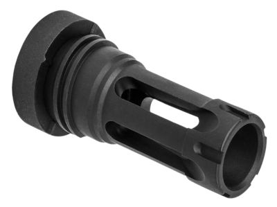 Yankee Hill Phantom Q.D. Flash Hider for AR-Platform, 30 Cal, 5/8 in. x 24 Thread, Aggressive Teeth, Dust Enclosure, Steel