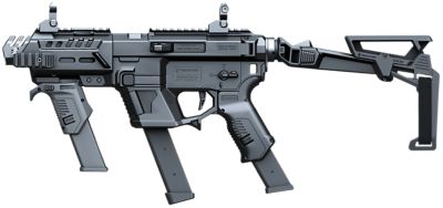 Recover Tactical P-IX+MG PG9 SR20 Metal Front Guard Folding Brace for Glock Models, Black