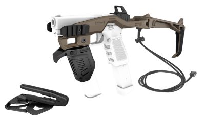 Recover Tactical Tactical 20/20 Stabilizer Kit for Glock, Tan Synthetic Stock, Includes Charging Handles, Sling and More