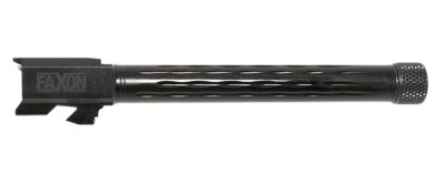 Faxon Firearms 9mm Luger Pistol Barrel for Glock 34 Gen2-4, 5.75 in., 1/2 in. x 28 Thread, Black Nitride, Steel