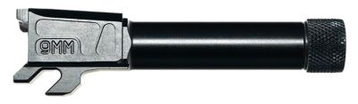 Faxon Firearms 9mm Luger Duty Series Barrel for M&P Shield 3.1 in., 1/2 in. x 28 Thread, Black Nitride, Steel